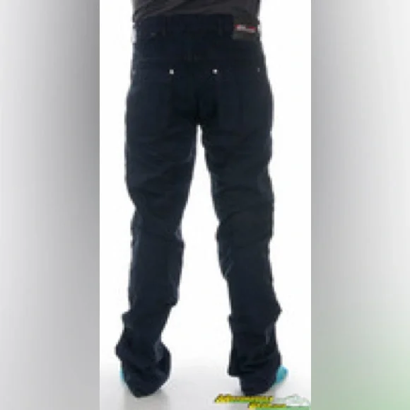 NWT Motonation Sherpa Aramid Jeans Dark blue wash riding jeans NEW 30/32